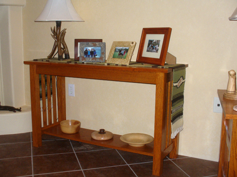 Craftsman Style Sofa Table