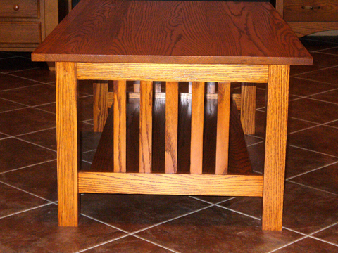 Craftsman Style Coffee Table - Done!