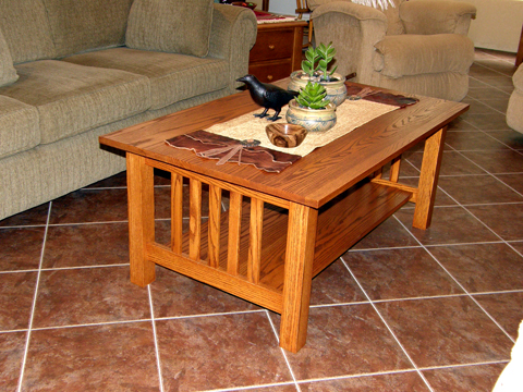 Craftsman Style Coffee Table - Done!