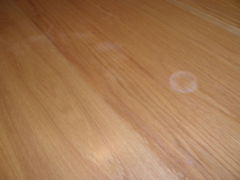Kitchen Table Heat Mark