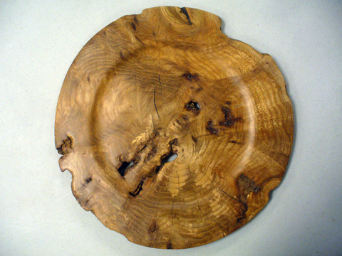 Wooden platter