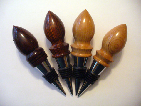 Turned Wine Stoppers