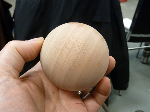 wooden ball