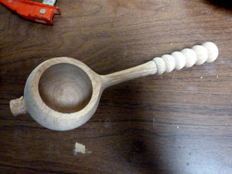 wooden ladle