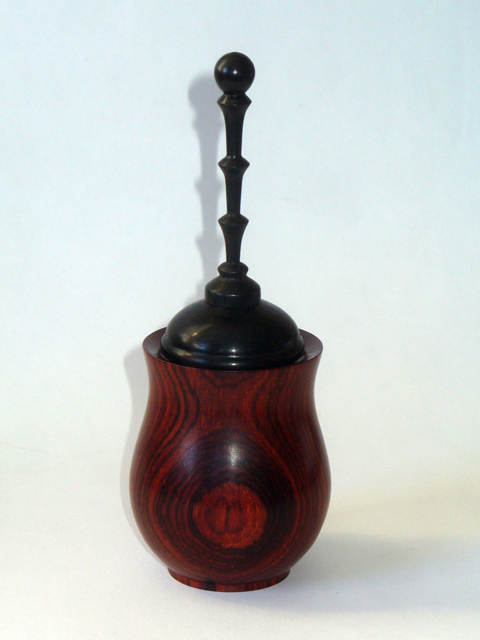 Cocobolo And Ebony Lidded Box