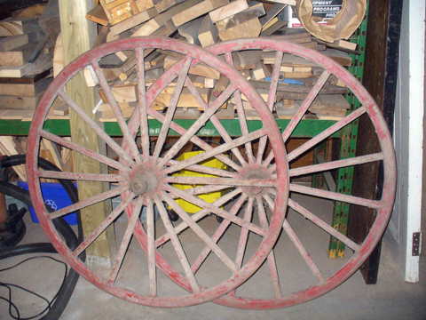 wagon wheels