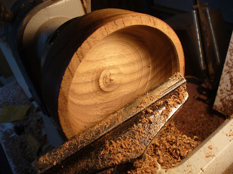 Turning A Wooden Bowl