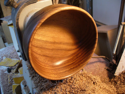 Turning A Wooden Bowl