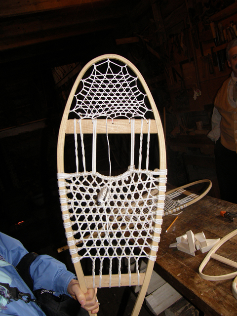Making Snowshoes At Ross Farm
