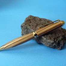 Zebrawood European Round Top Pen Zebrawood European Round Top Pen