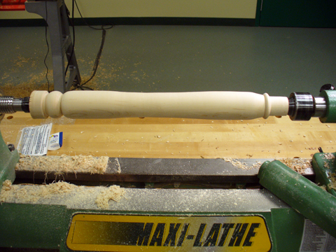 Turned Spindle Gouge Tool Handle