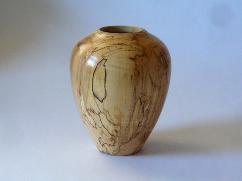 A Surprise Spalted Maple Vase