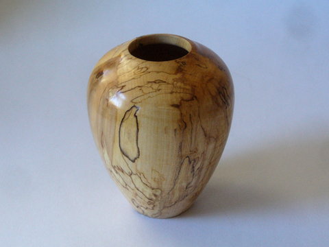 A Surprise Spalted Maple Vase