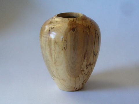 A Surprise Spalted Maple Vase