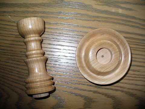 Candle Holder Spindle Work