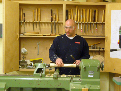 Woodturning Spindles At The NWG