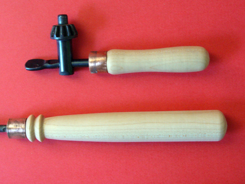 Fine Handles For Files And Chuck Key