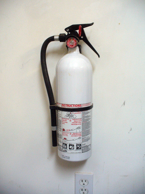 A Fire Extinguisher For The Workshop