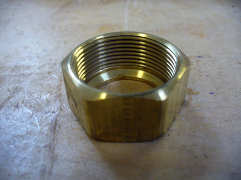 Gouge Handle With Solid Brass Ferrule