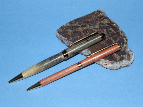 Buckeye Burl And Tulipwood Pens