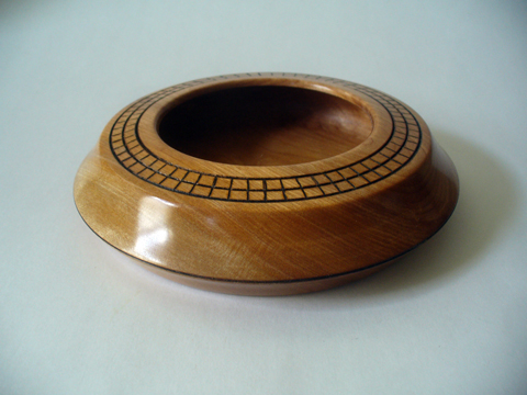 Birch Bowl With A Burned Ring Top