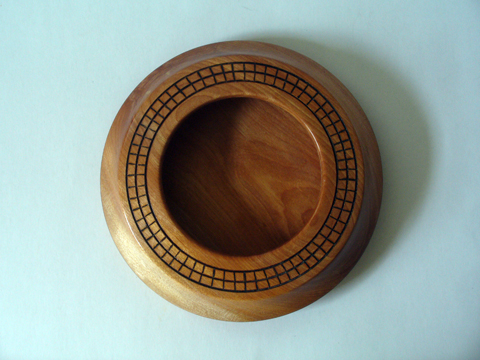 Birch Bowl With A Burned Ring Top