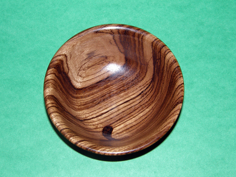 West African Zebrawood Bowl