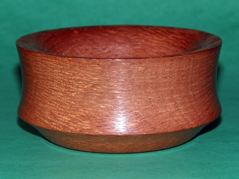 A Lacewood Candle Holder