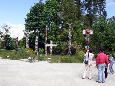 The Totem Poles Of Totem Park