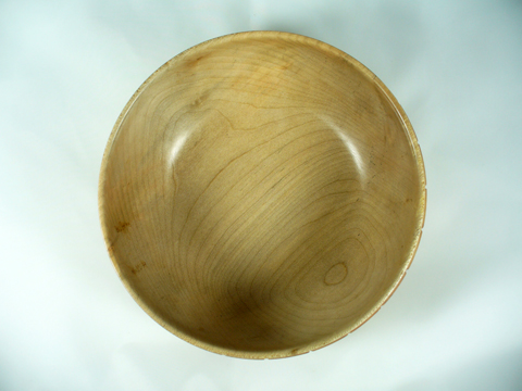 A Maple Bowl With A Blocked Band