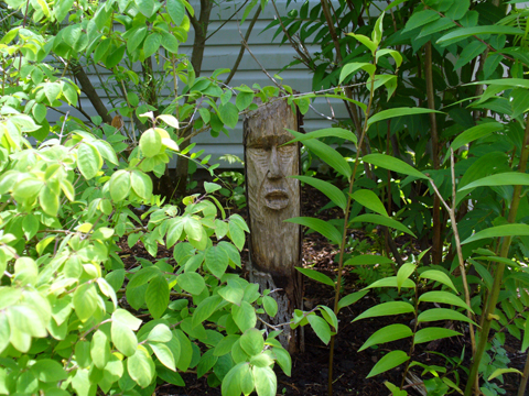 Grinning Garden Gods In The Green