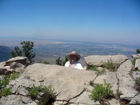 Geocaching At Sandia Mountain, NM