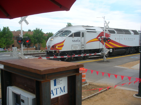 Rail Runner train in Santa Fe