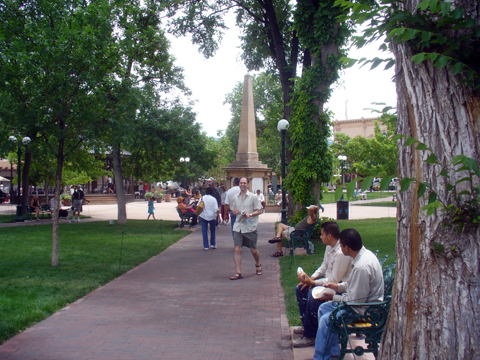 Central Plaza in Santa Fe