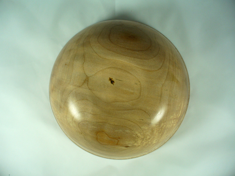 Maple Bowl With Textured Band