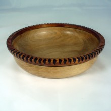 Peyoke Bowl With A Notched Rim Peyoke Bowl With A Notched Rim