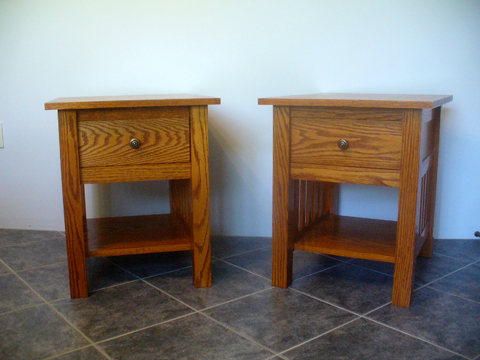 Craftsman Style End Tables