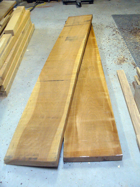 Cherry wood boards