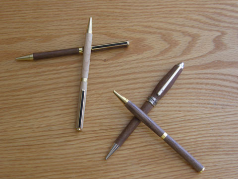 Turned Wood Pens