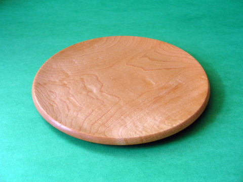 A Fickle Fiddleback Maple Plate