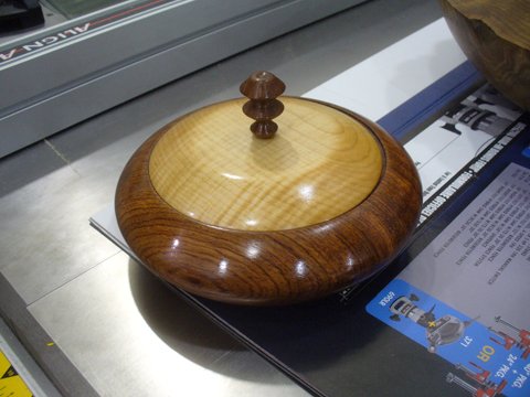 Wooden Lidded Bowl