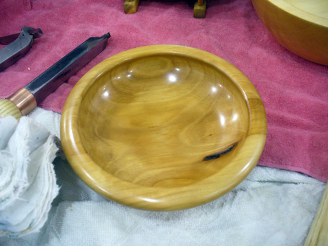 Wooden Rimmed Bowl