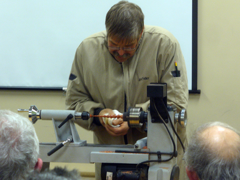 Christmas Ornament woodturning