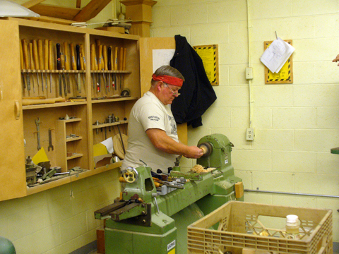 Turning Ornaments At The NWG