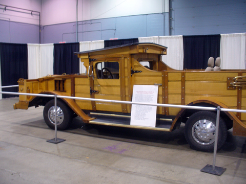 Wooden truck