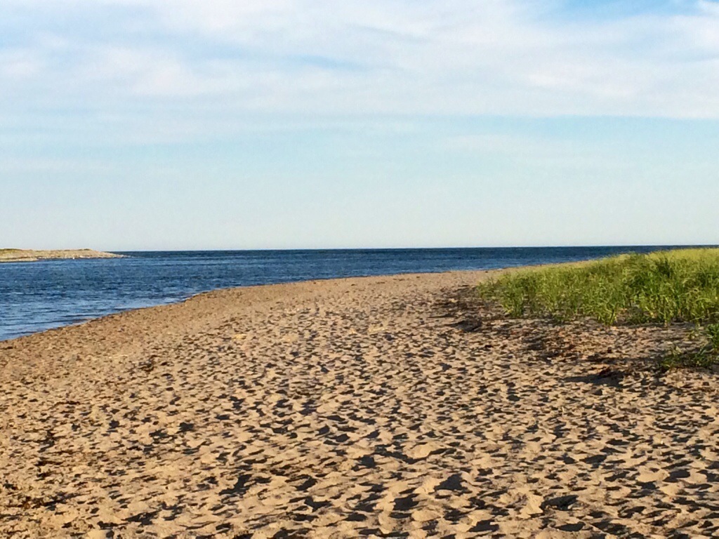 sand between our toes