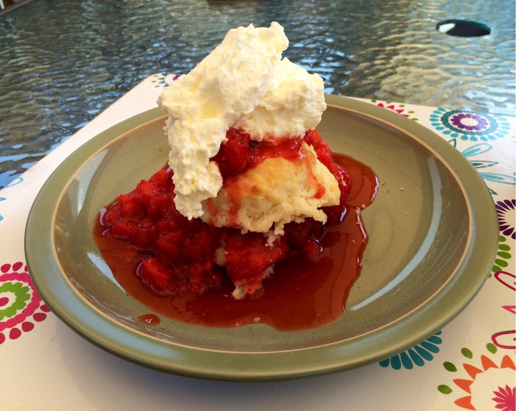 picking strawberries in season