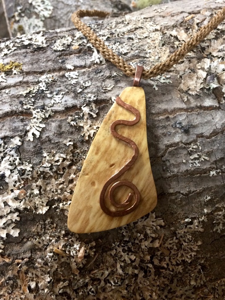 Spalted Maple Pendant