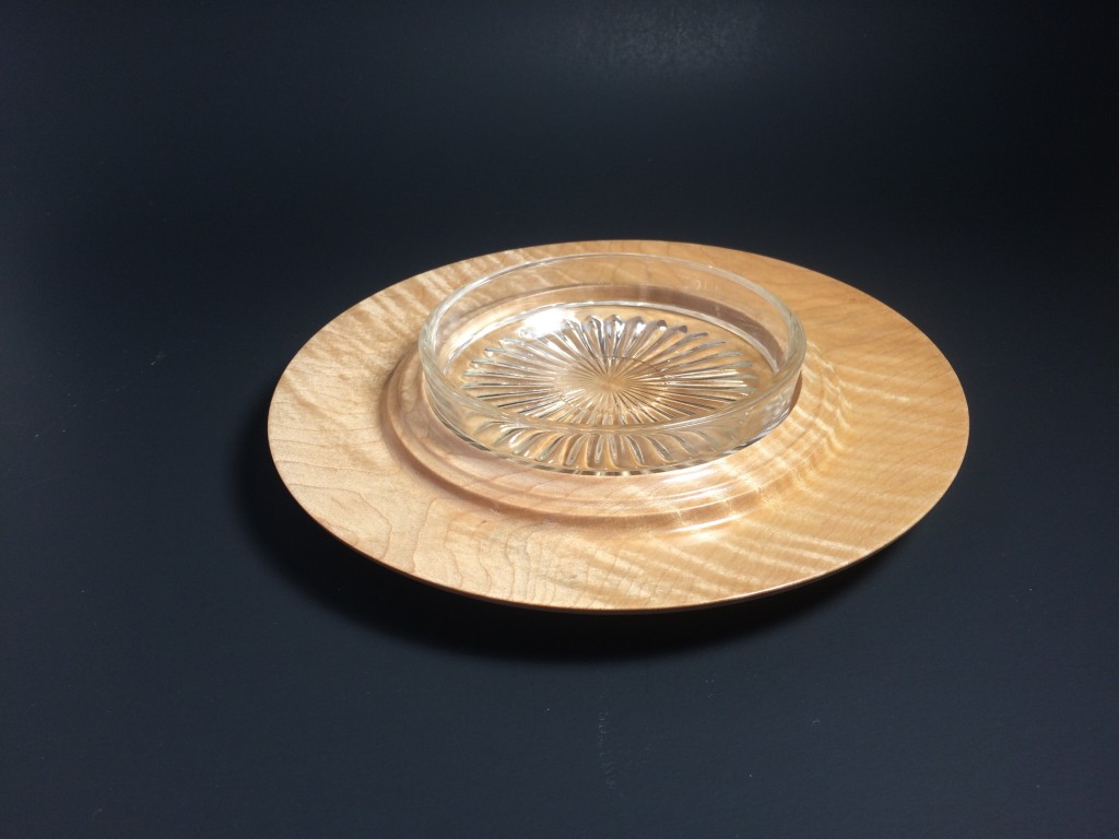 wooden butter dish