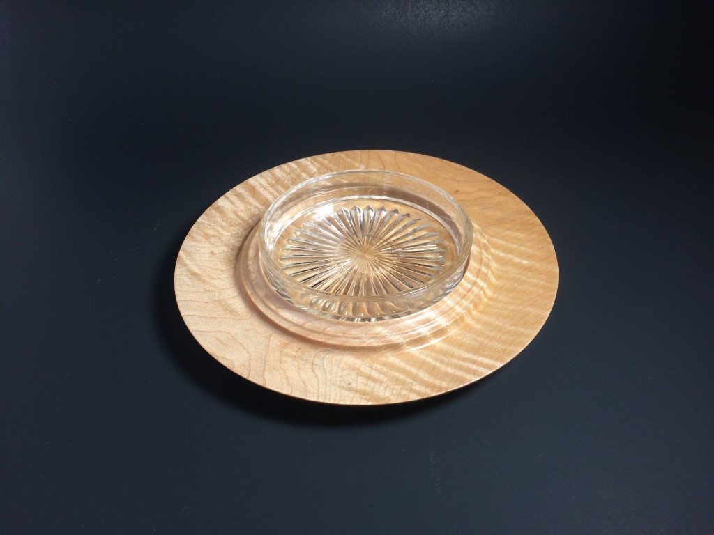 Curly Maple Butter Dish